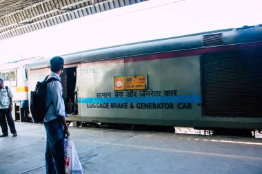 Villupuram Tamil Nadu Hindistan 24 Ocak 2018 görünümü Villupuram Junction Tren İstasyonu öğleden sonra