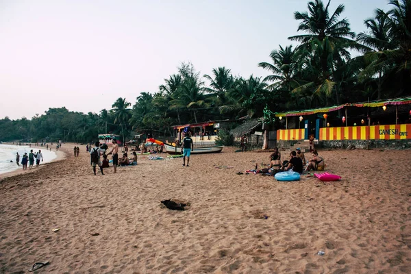 Beach Gokarna Karnataka Inde Janvier 2019 Vue Unkwnons Les Israéliens — Photo