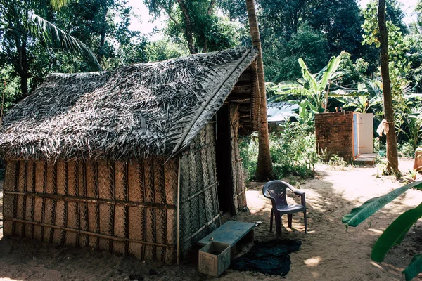 Strand Gokarna Karnataka India Januari 2019 Weergave Van Het Pension — Stockfoto