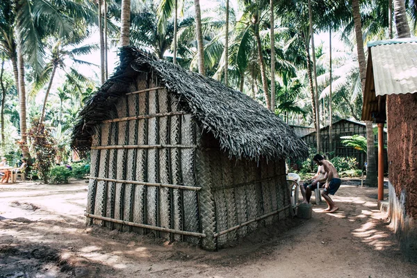 Beach Gokarna Karnataka Indien Januar 2019 Blick Auf Das Dschungel — Stockfoto