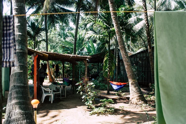 Beach Gokarna Karnataka Indien Januar 2019 Blick Auf Das Dschungel — Stockfoto