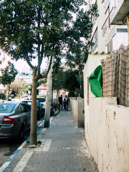 Tel Aviv Israel Februari 2019 Syn Okända Israeliska Människor Gatorna — Stockfoto