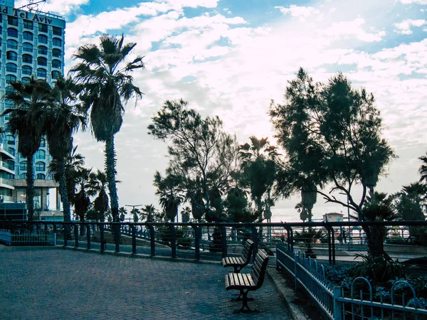 Tel Aviv Izrael Února 2019 Zobrazení Budov Ulicích Tel Avivu — Stock fotografie