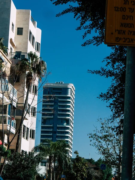 Tel Aviv Israel Febrero 2019 Vista Edificios Las Calles Tel —  Fotos de Stock
