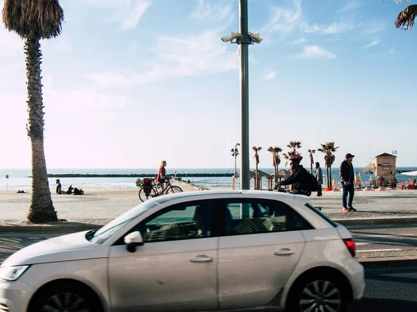 Tel Aviv Israel Febrero 2019 Vista Las Calles Tel Aviv — Foto de Stock