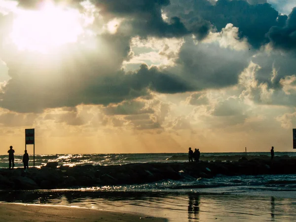 Tel Aviv Israël Februari 2019 Weergave Van Onbekende Israëlische Mensen — Stockfoto