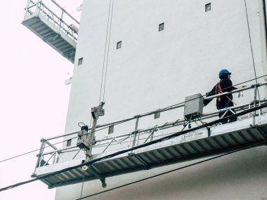 Tel Aviv İsrail 19 Şubat 2019 öğleden sonra Tel Aviv sokaklarında İsrail İşçi görünümünü