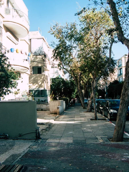 Tel Aviv Srail Şubat 2019 Tel Aviv Sokaklarında Öğleden Sonra — Stok fotoğraf