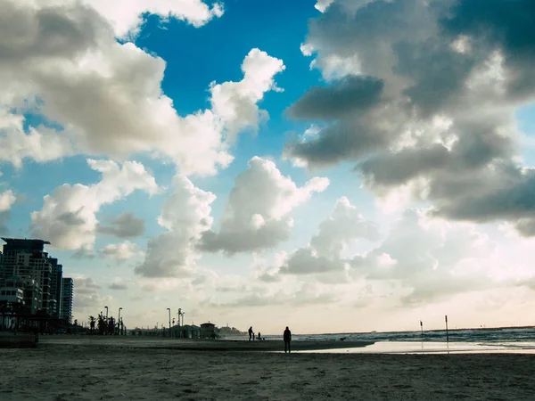 Tel Aviv Israel Februar 2019 Blick Auf Unbekannte Israelische Leute — Stockfoto