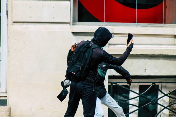 Riot in France — Stock Photo, Image