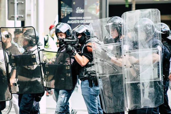 Ταραχές στη Γαλλία — Φωτογραφία Αρχείου