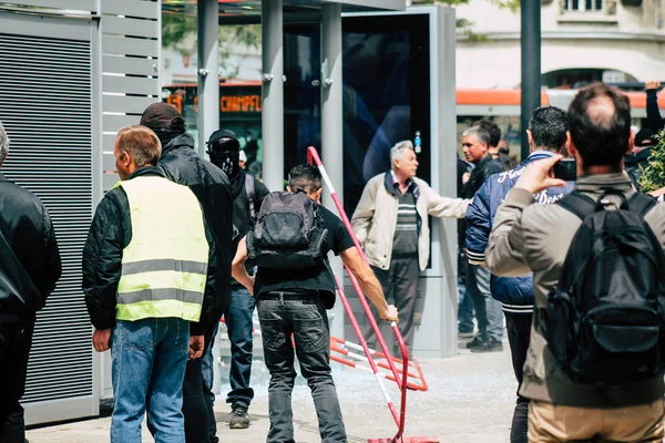 Riot in France — Stock Photo, Image