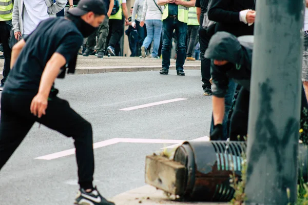 Riot in France — Stock Photo, Image