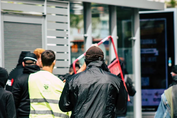 Riot in Frankrijk — Stockfoto