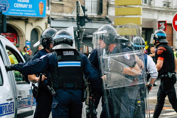 Ausschreitungen in Frankreich — Stockfoto