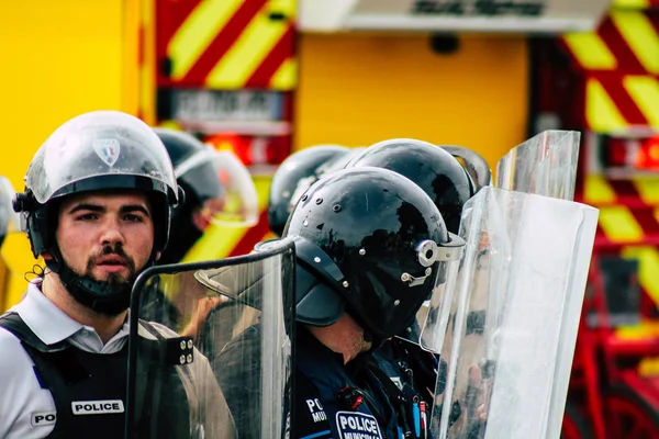 Ταραχές στη Γαλλία — Φωτογραφία Αρχείου