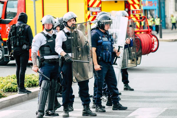 Riot in Frankrijk — Stockfoto