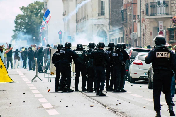 Ταραχές στη Γαλλία — Φωτογραφία Αρχείου