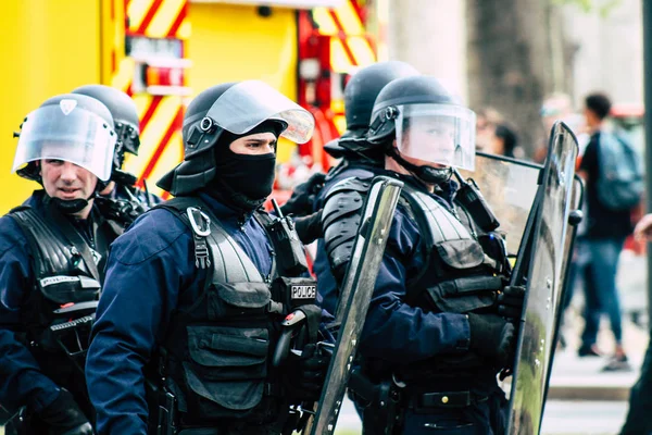 Riot we Francji — Zdjęcie stockowe