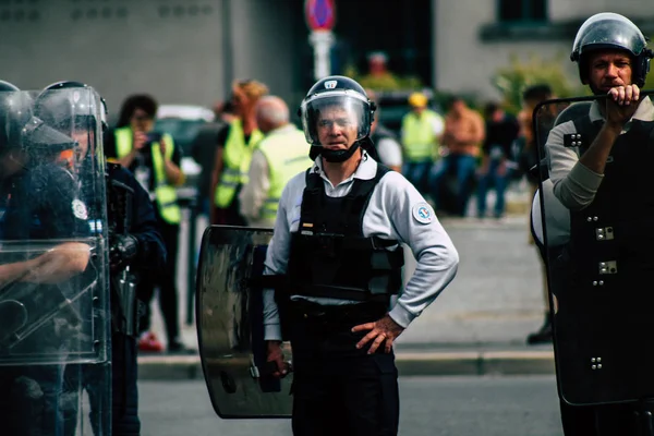 Disturbios en Francia — Foto de Stock