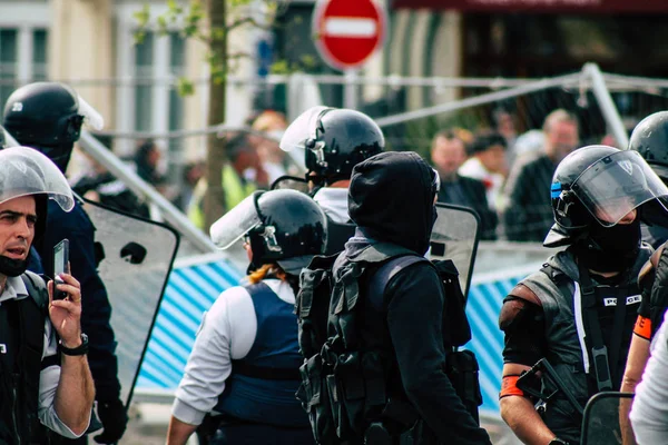 Motins em França — Fotografia de Stock