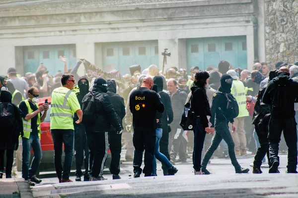 Ausschreitungen in Frankreich — Stockfoto