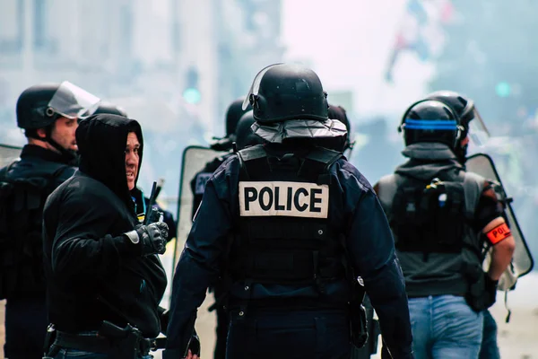 Riot in France — Stock Photo, Image