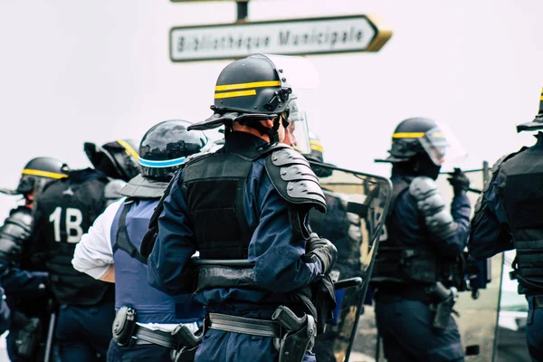 Disturbios en Francia — Foto de Stock