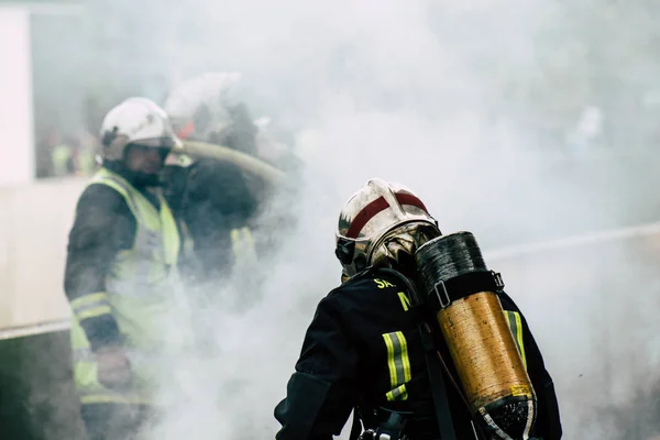 Riot i Frankrike — Stockfoto