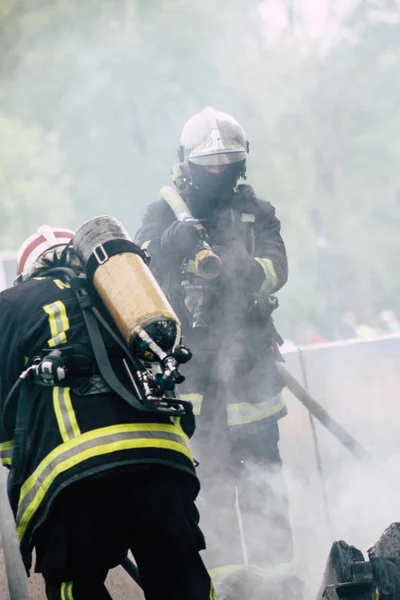 Riot in France — Stock Photo, Image