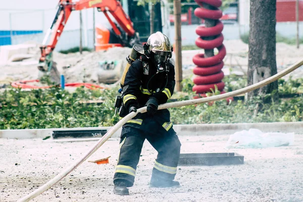 Riot in Frankrijk — Stockfoto