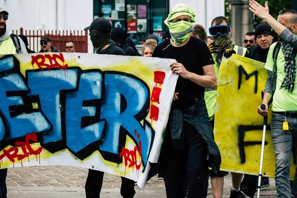 Riot i Frankrike — Stockfoto