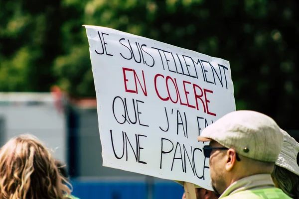 Ausschreitungen in Frankreich — Stockfoto