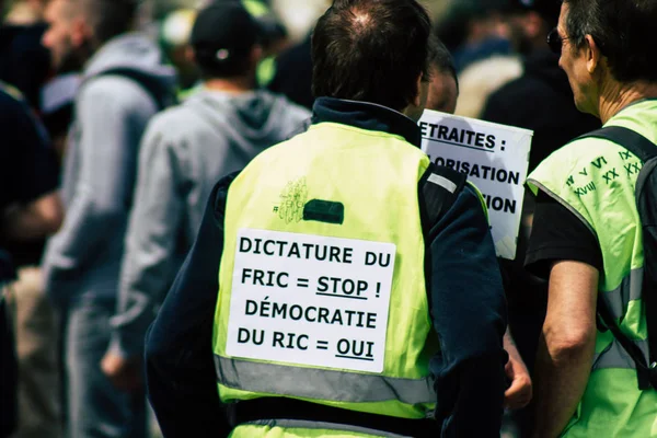 Oprør i Frankrig - Stock-foto
