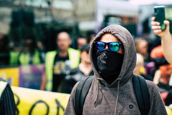 Riot in France — Stock Photo, Image