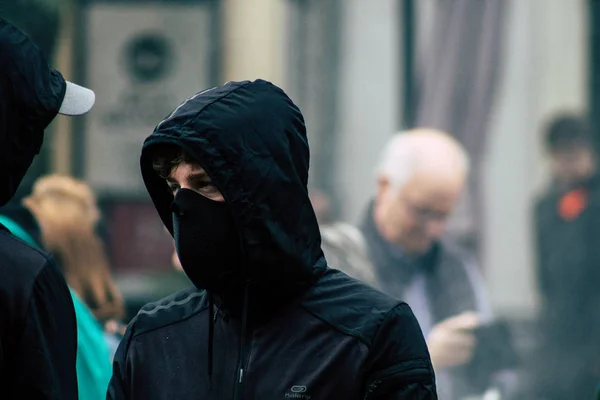 Ausschreitungen in Frankreich — Stockfoto