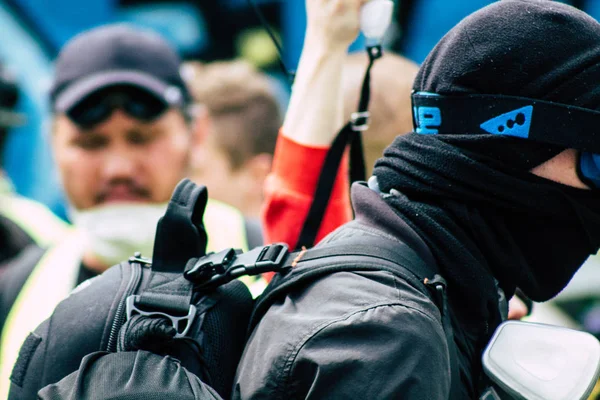 Ausschreitungen in Frankreich — Stockfoto