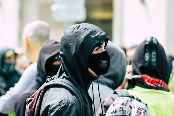 Riot in France — Stock Photo, Image