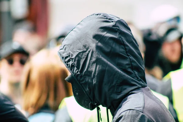 Riot in Frankrijk — Stockfoto