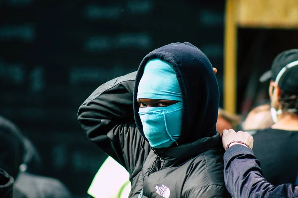 Ausschreitungen in Frankreich — Stockfoto