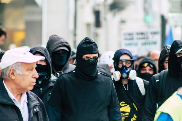 Riot in France — Stock Photo, Image