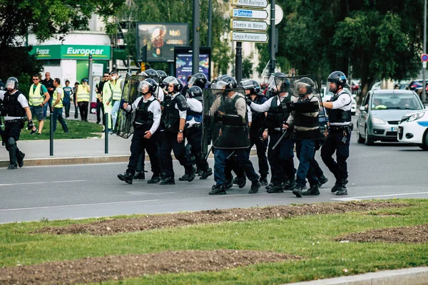 Ausschreitungen in Frankreich — Stockfoto