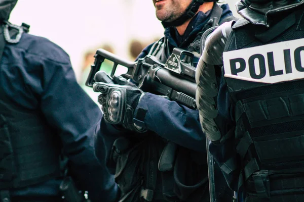 Riot in France — Stock Photo, Image