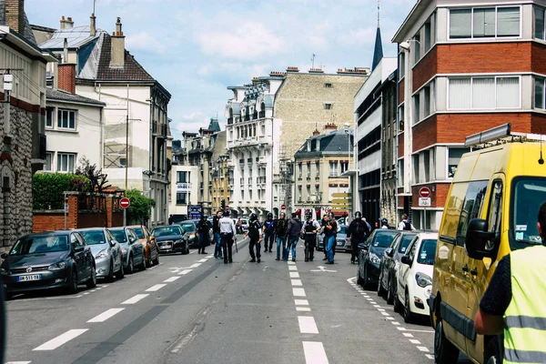 Motins em França — Fotografia de Stock