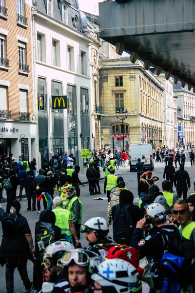 Riot we Francji — Zdjęcie stockowe
