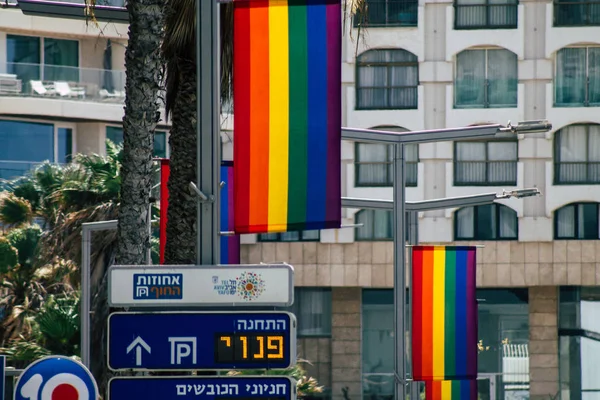 Izrael színei — Stock Fotó