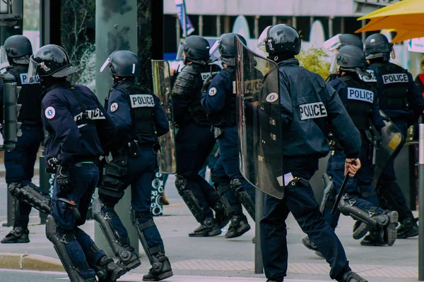 Riot in France — Stock Photo, Image