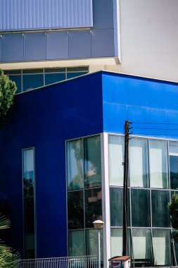 Limasol Kıbrıs Rum Kesimi 28 Mayıs 2020 Kıbrıs Rum Kesimi 'nin Limasol adasındaki bir binanın cephesine bakmaktadır.