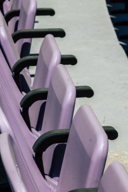 Kıbrıs Rum Kesimi 28 Mayıs 2020 'de Kıbrıs Rum Kesimi' nin Limasol kentinin göbeğindeki sahil caddesinde bulunan belediye dans merkezinin görüntüsü