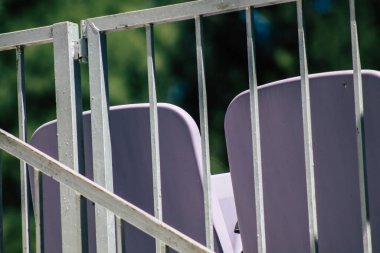 Kıbrıs Rum Kesimi 28 Mayıs 2020 'de Kıbrıs Rum Kesimi' nin Limasol kentinin göbeğindeki sahil caddesinde bulunan belediye dans merkezinin görüntüsü